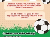 Zapraszamy na turniej piłki