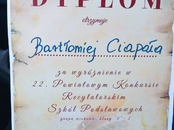 Wyróżnienie dla Bartłomieja Ciapały