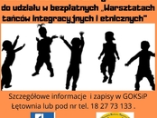 Zapisy na "Warsztaty tańców integracyjnych i etnicznych"