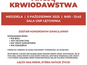 Zapraszamy do Łetowni na akcję krwiodawstwa