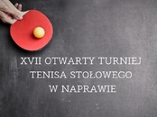 XVII Otwarty Turniej Tenisa Stołowego w Naprawie