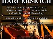 Zapraszamy na Koncert piosenek harcerskich