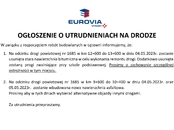 Utrudnienia na drodze powiatowej w Łętowni